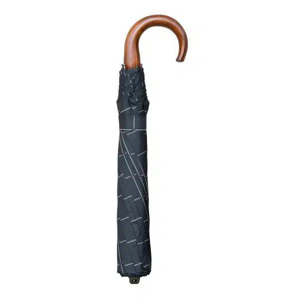 classic canes opvouwbare paraplu houten handvat 105 cm doorsnee
