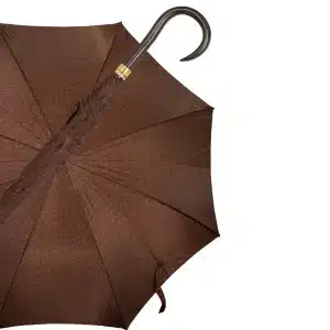 gastrock paraplu bruin italiaanse satijnen stof